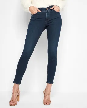 Conscious Edit Low Rise Dark Wash Skinny Jeans in Dark Wash