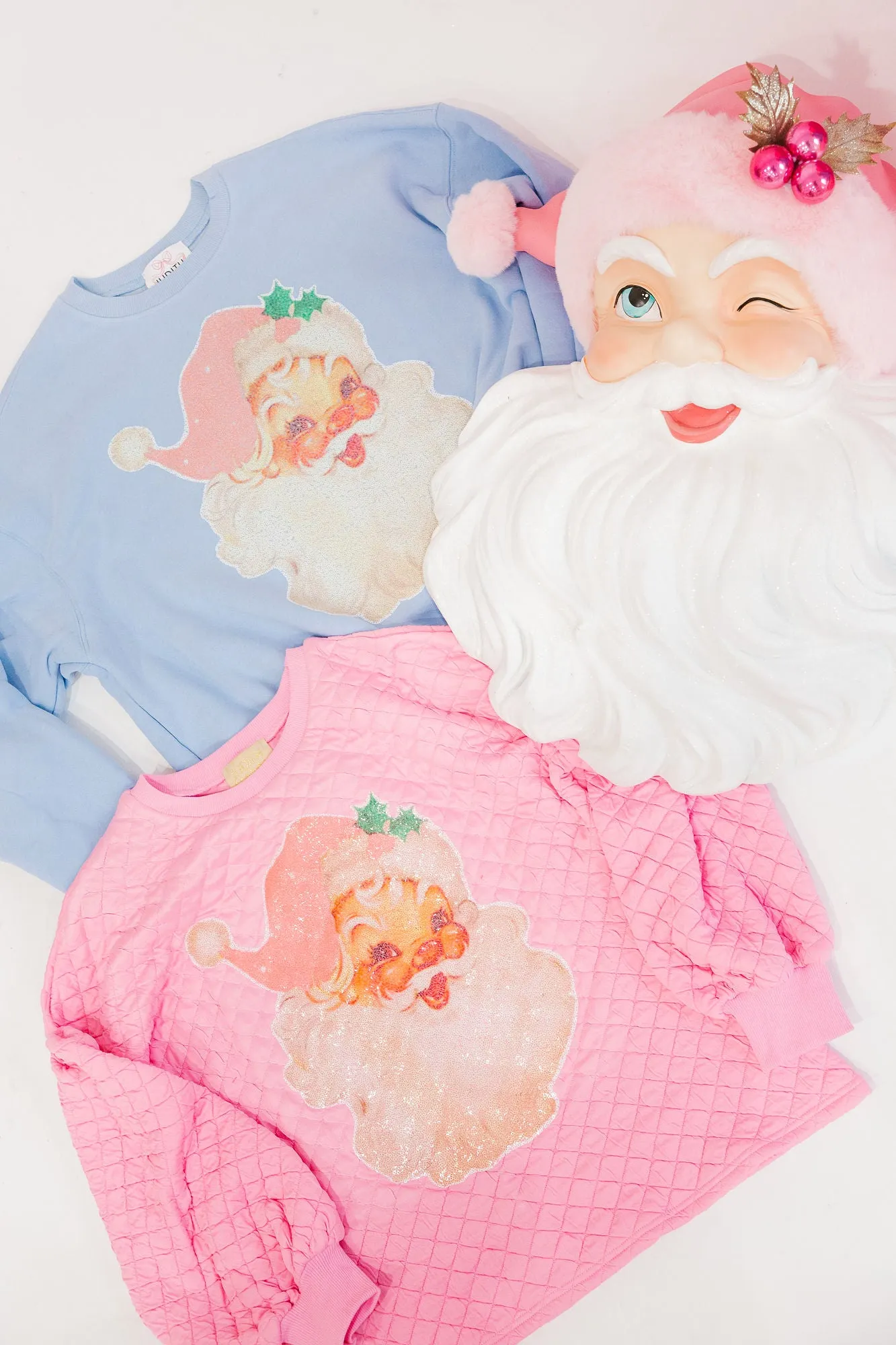 JOLLY SANTA BLUE PULLOVER