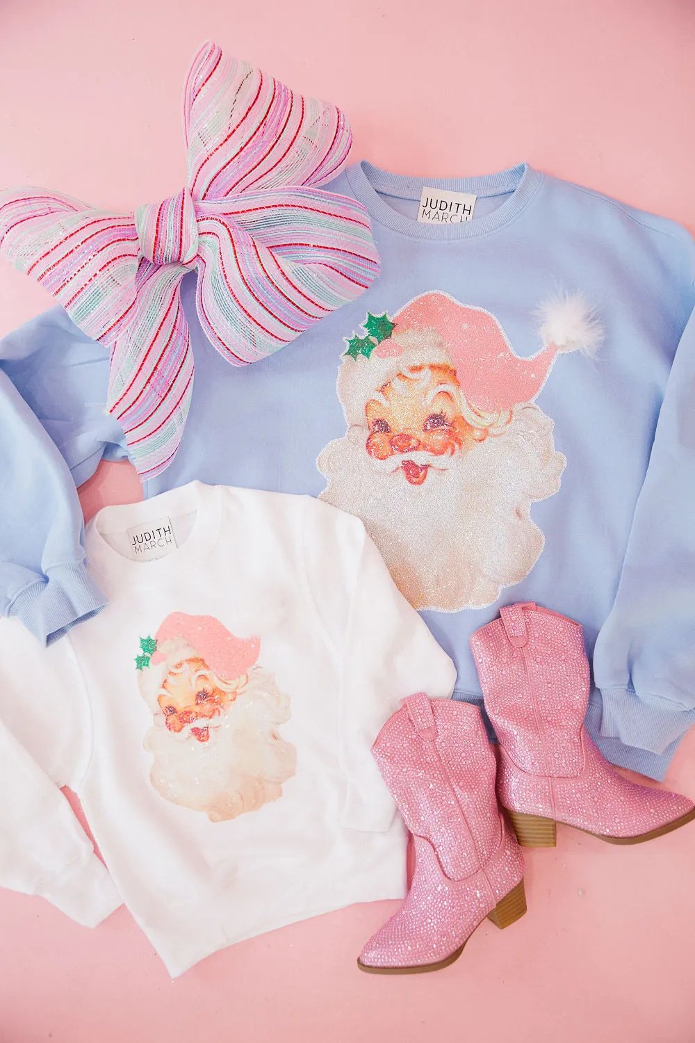 JOLLY SANTA BLUE PULLOVER