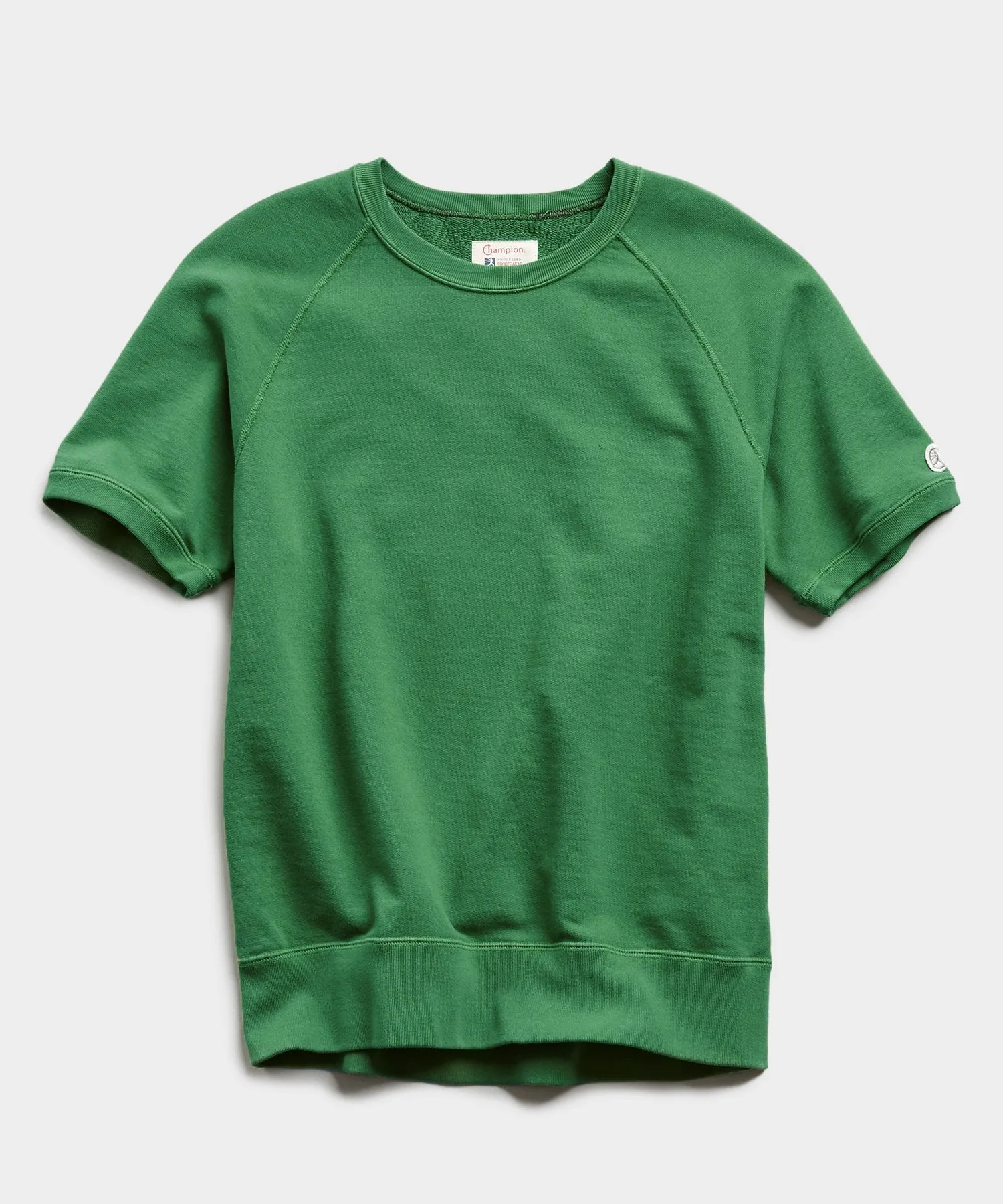 Lightweight Short Sleeve Sweatshirt in Cabana Green