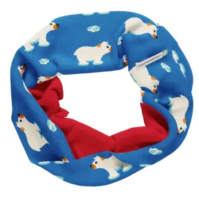 Maxomorra Ice Bear Organic Cotton Tube Scarf