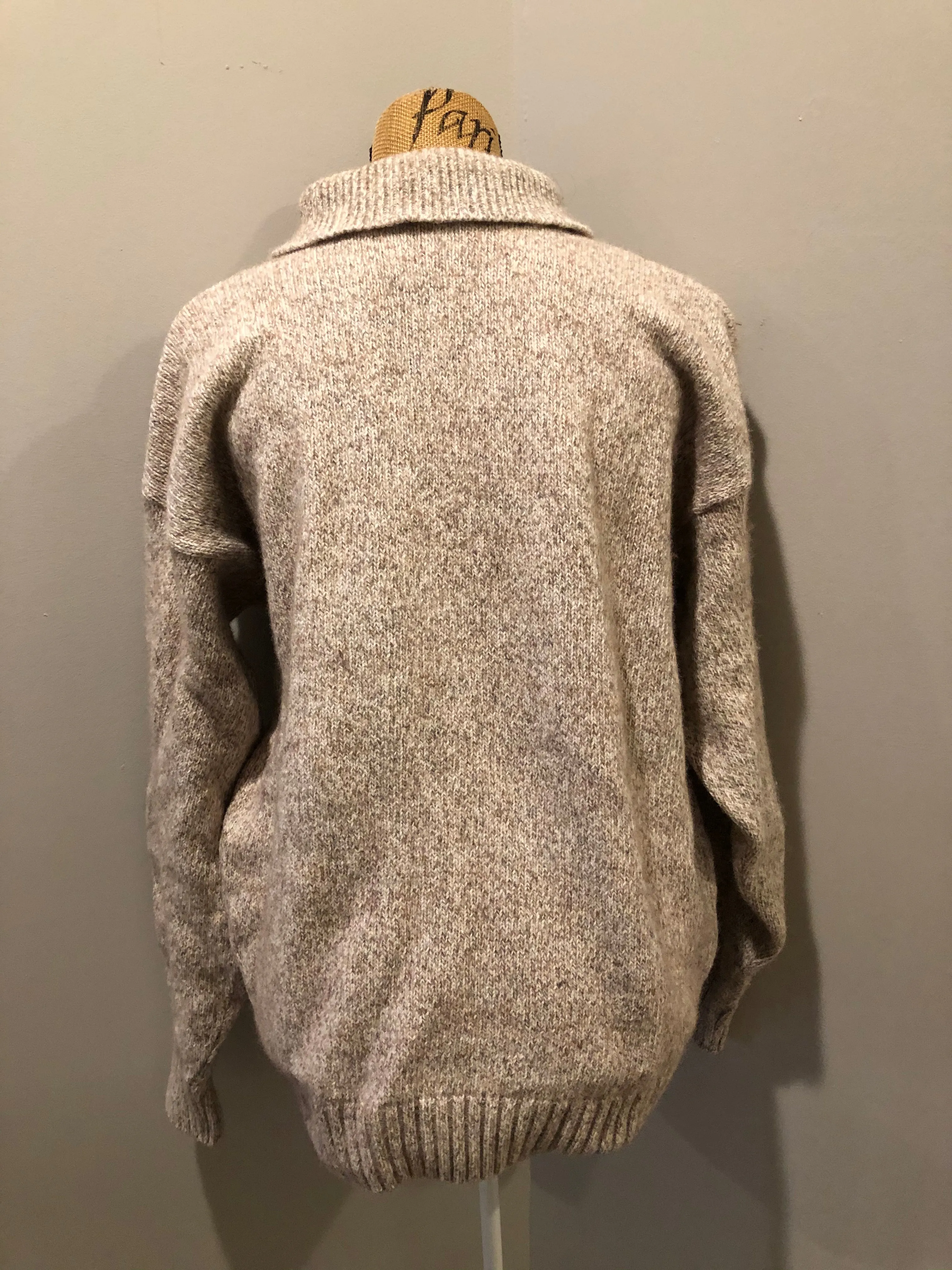 Northwoods Wool/ Cotton Blend Ragg Sweater, Made in Canada SOLD