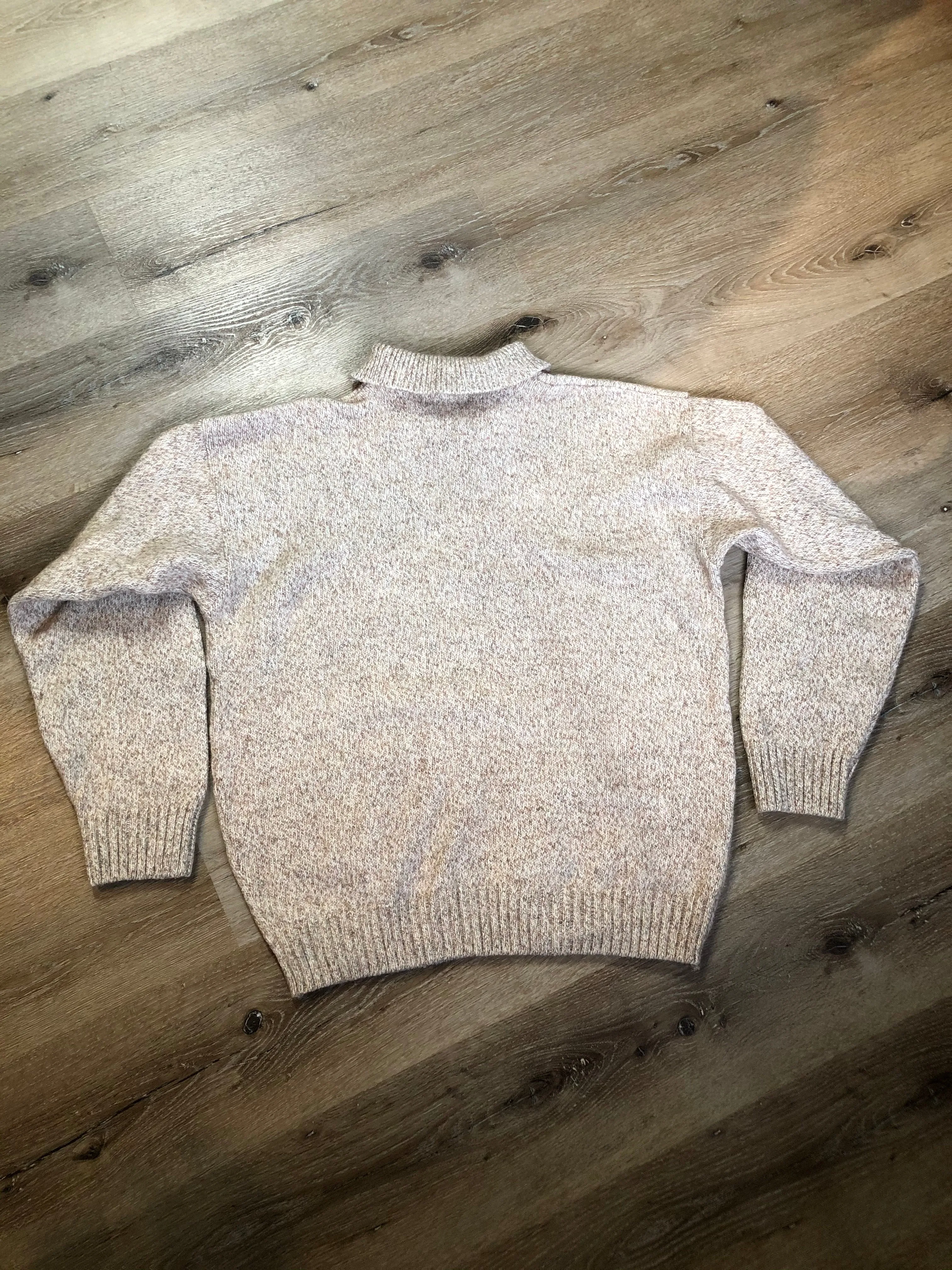 Northwoods Wool/ Cotton Blend Ragg Sweater, Made in Canada SOLD