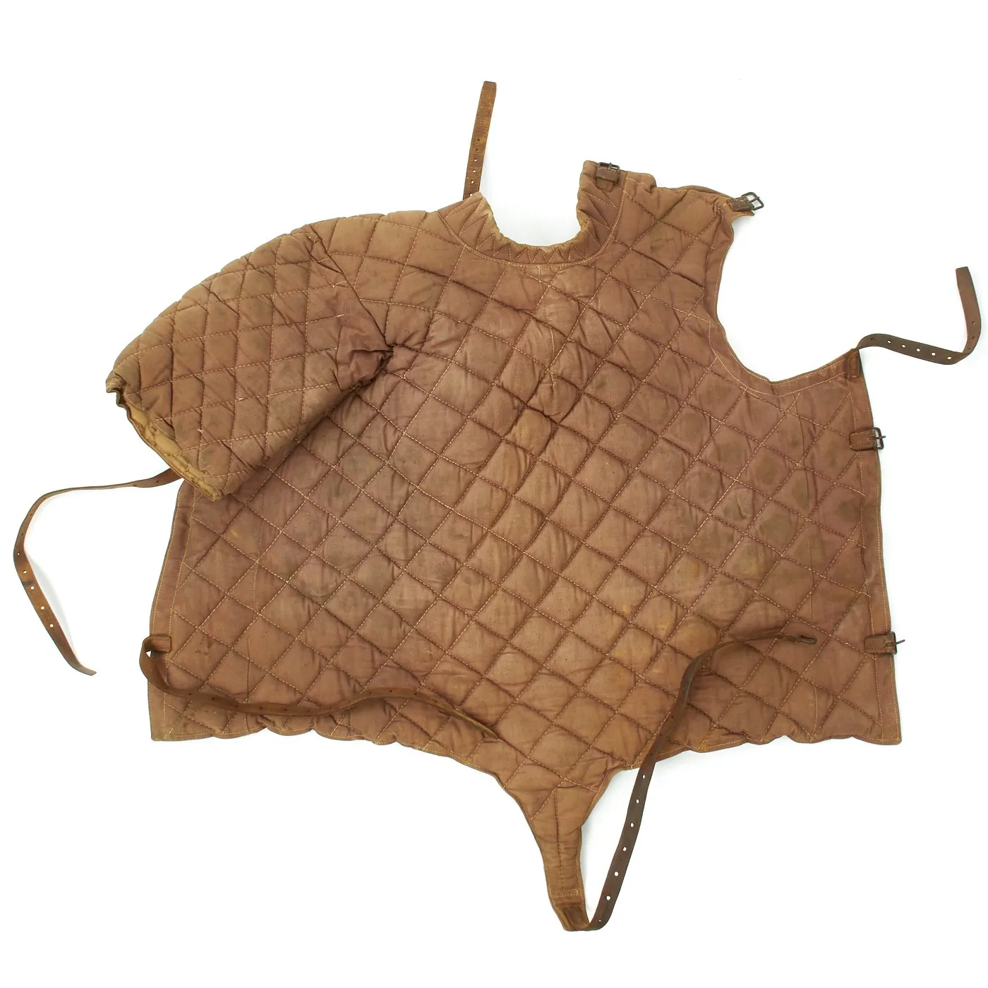 Original U.S. WWI Army Model 1916 Infantry Saber Fencing Uniform - Mask - Vest - Gauntlets