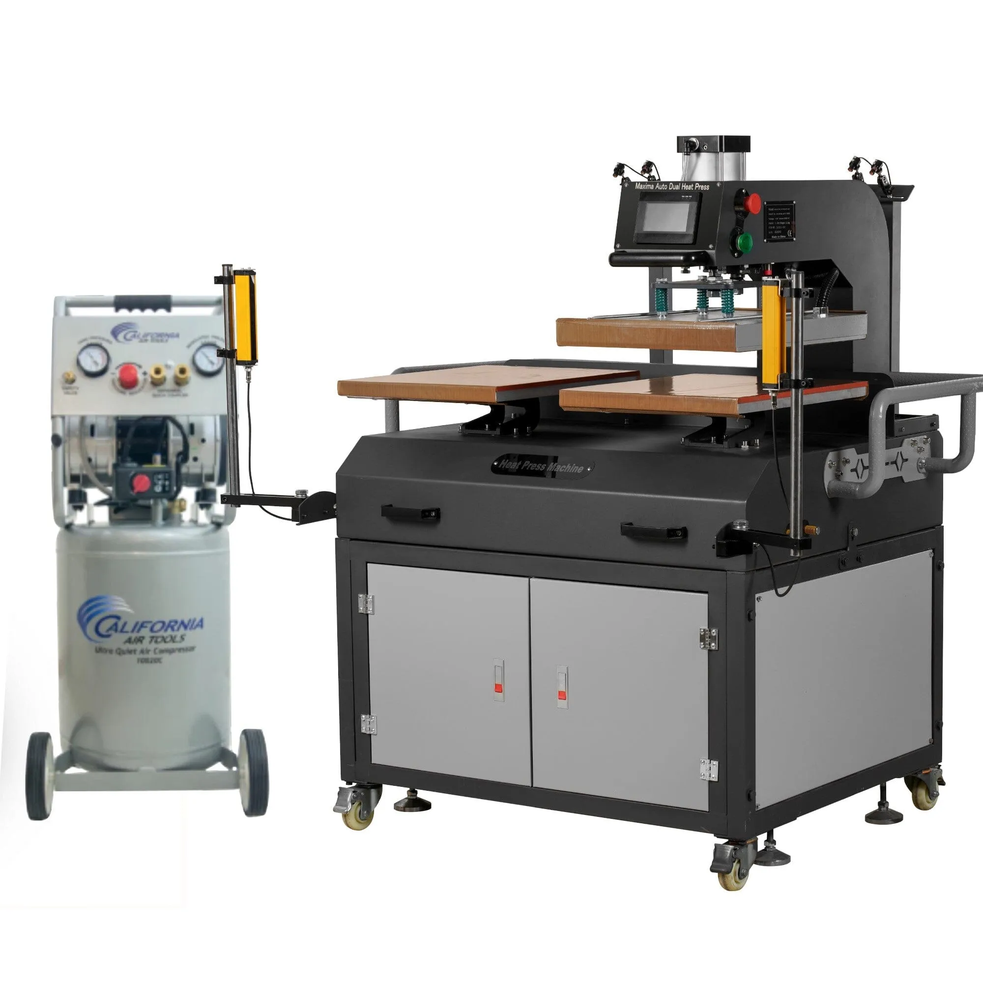 Prestige Maxima Auto Dual Heat Press w/ Air Compressor
