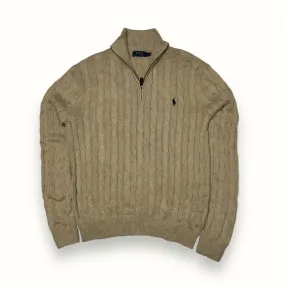 Ralph Lauren quarter zip knit sweater (L)