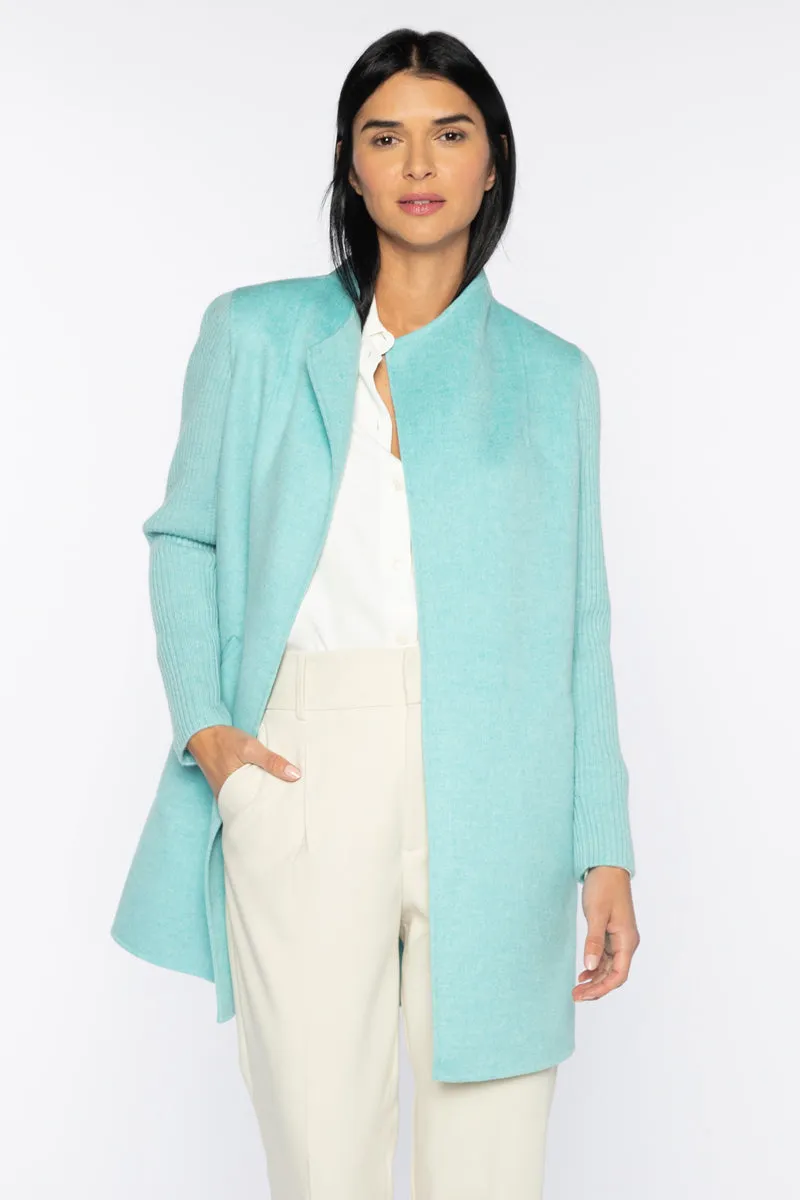 Rib Sleeve Coat LFOJ1-c16