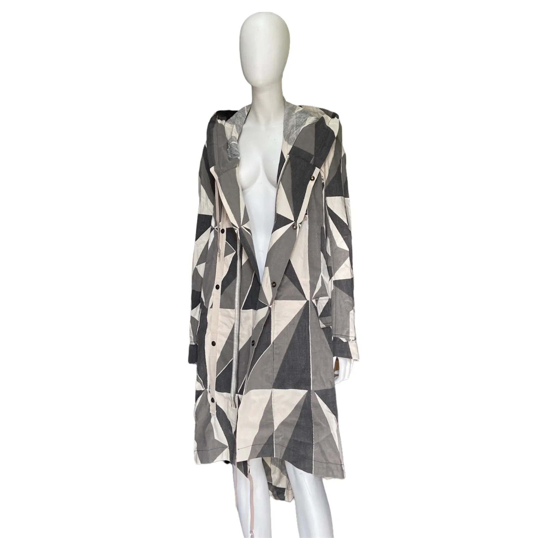 Rick owens BWNT drkshdw camo fishtail parka coat