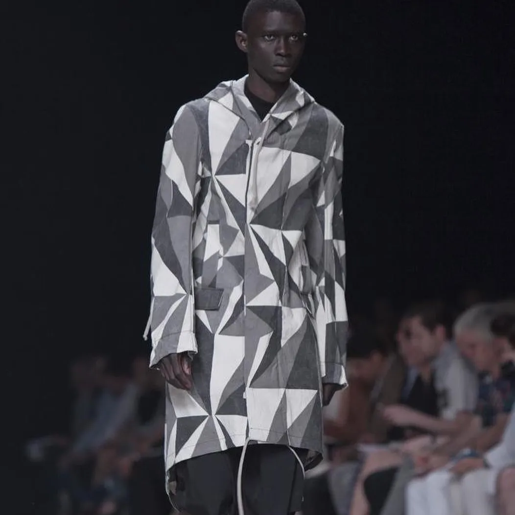 Rick owens BWNT drkshdw camo fishtail parka coat