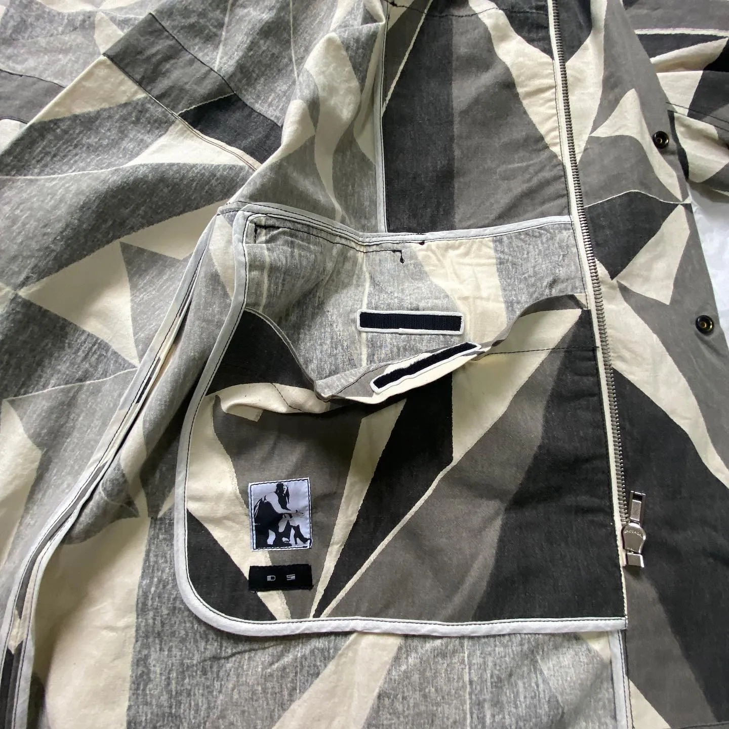 Rick owens BWNT drkshdw camo fishtail parka coat