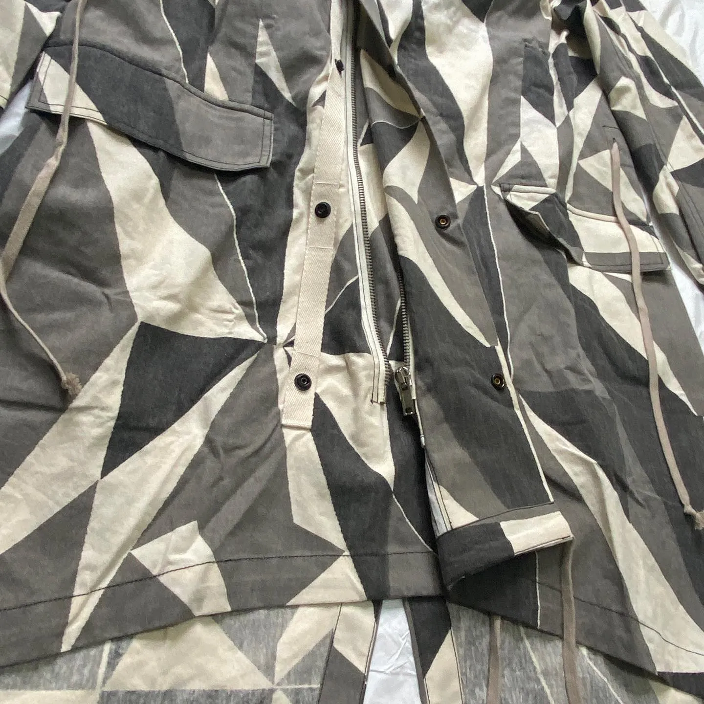 Rick owens BWNT drkshdw camo fishtail parka coat