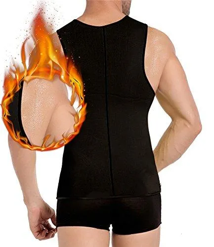 SculptSweat® Men's Sauna Vest Waist Shaper ~ Burn Stomach Fat!