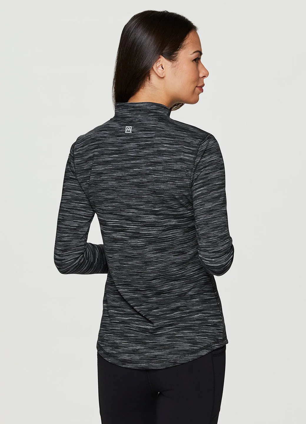 Stoneridge 1/4 Zip Striated Mock Neck Pullover