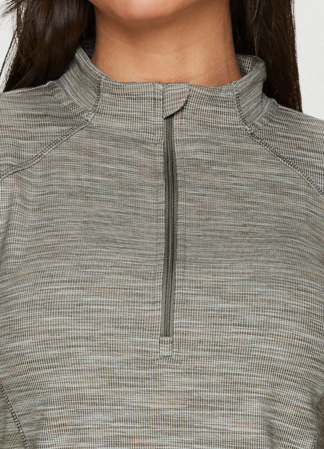 Stoneridge 1/4 Zip Striated Mock Neck Pullover