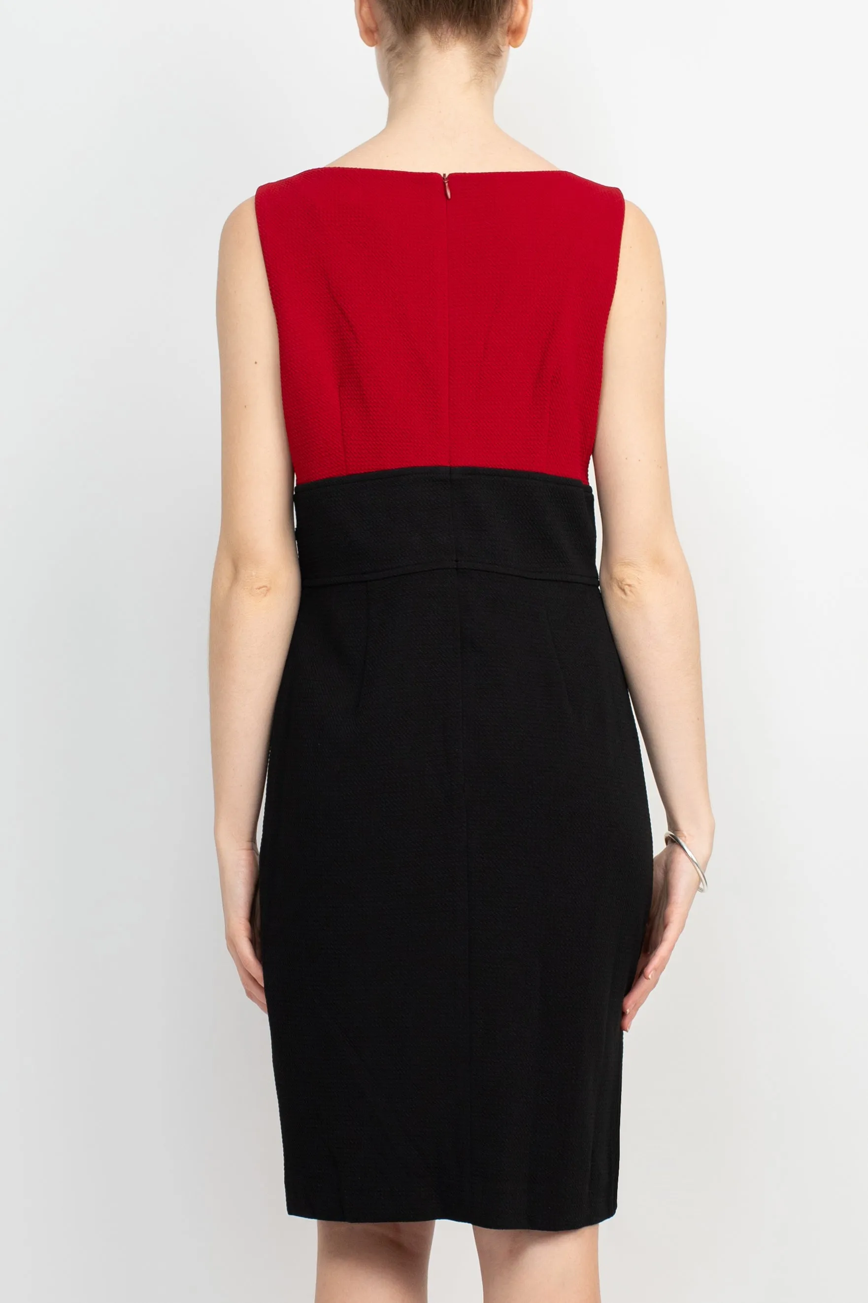 Studio One Jewel Neck Sleeveless Pull Over With 3/4 Sleeve Jacket