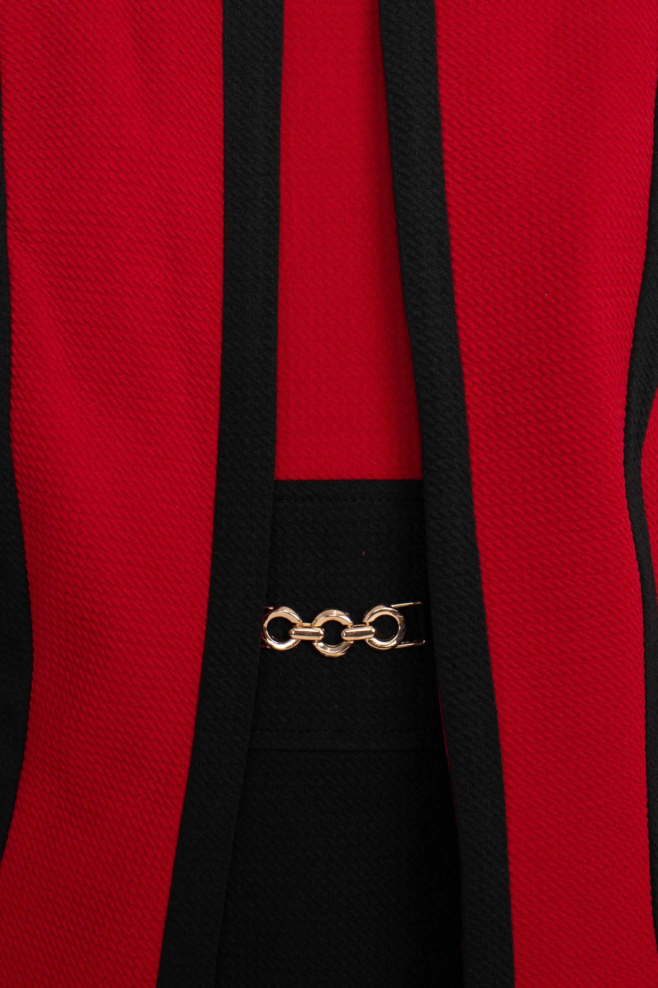 Studio One Jewel Neck Sleeveless Pull Over With 3/4 Sleeve Jacket
