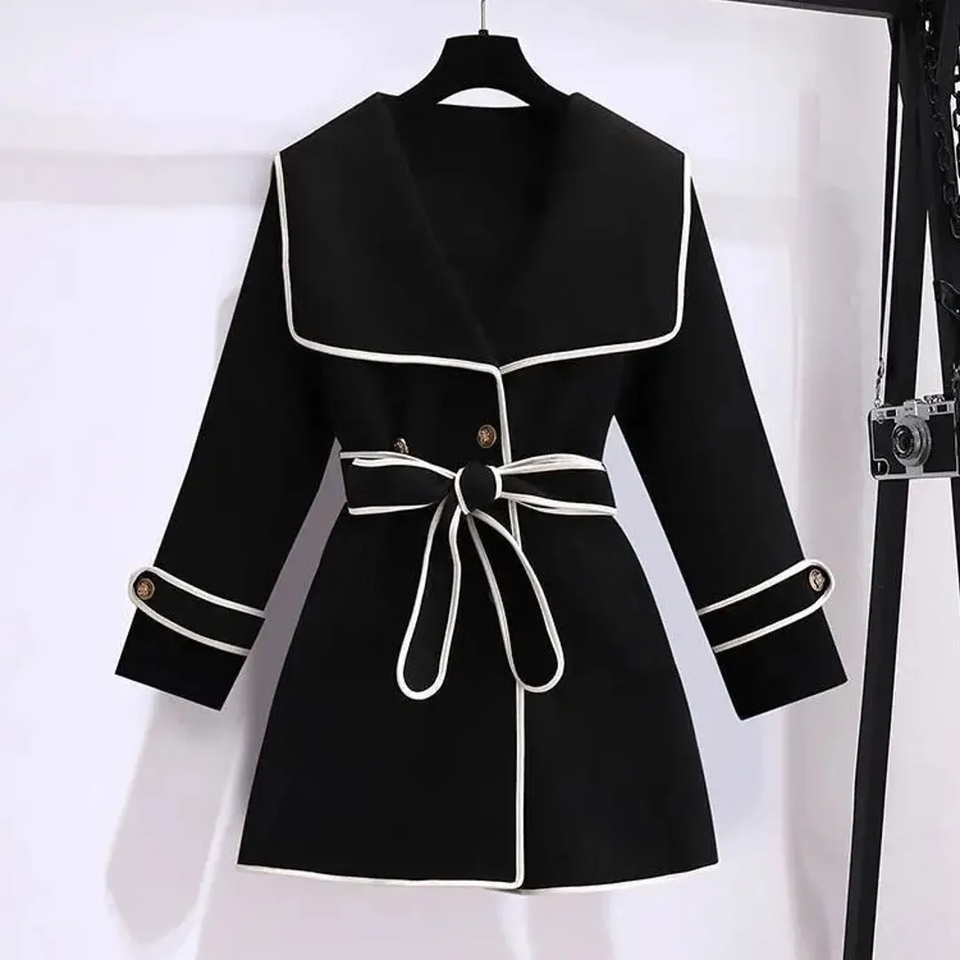 Tunic Trench Winter Coat for Women