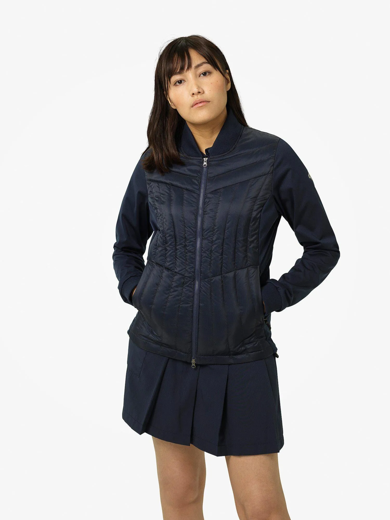 W HYBRID JACKET Navy