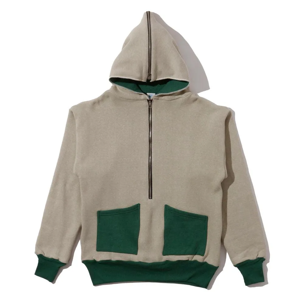 Warehouse & Co x John Gluckow Olympic Champion Sweat Parka Beige