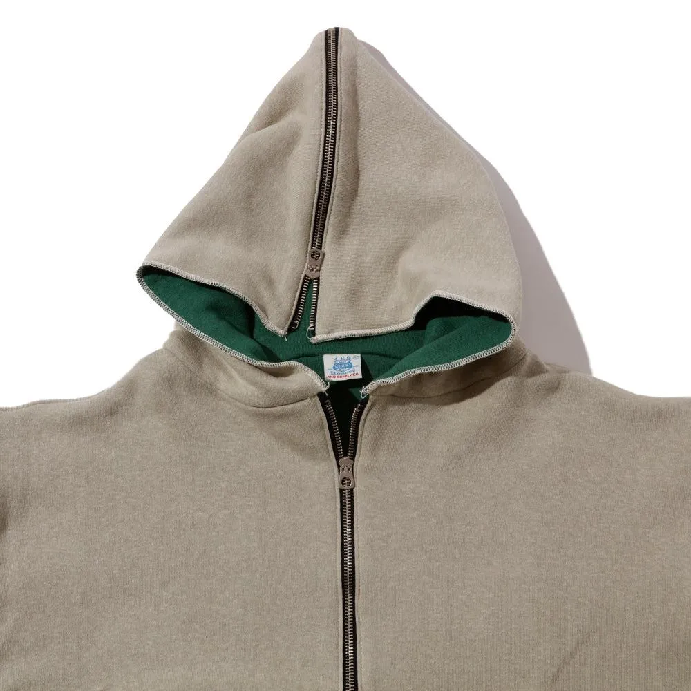 Warehouse & Co x John Gluckow Olympic Champion Sweat Parka Beige