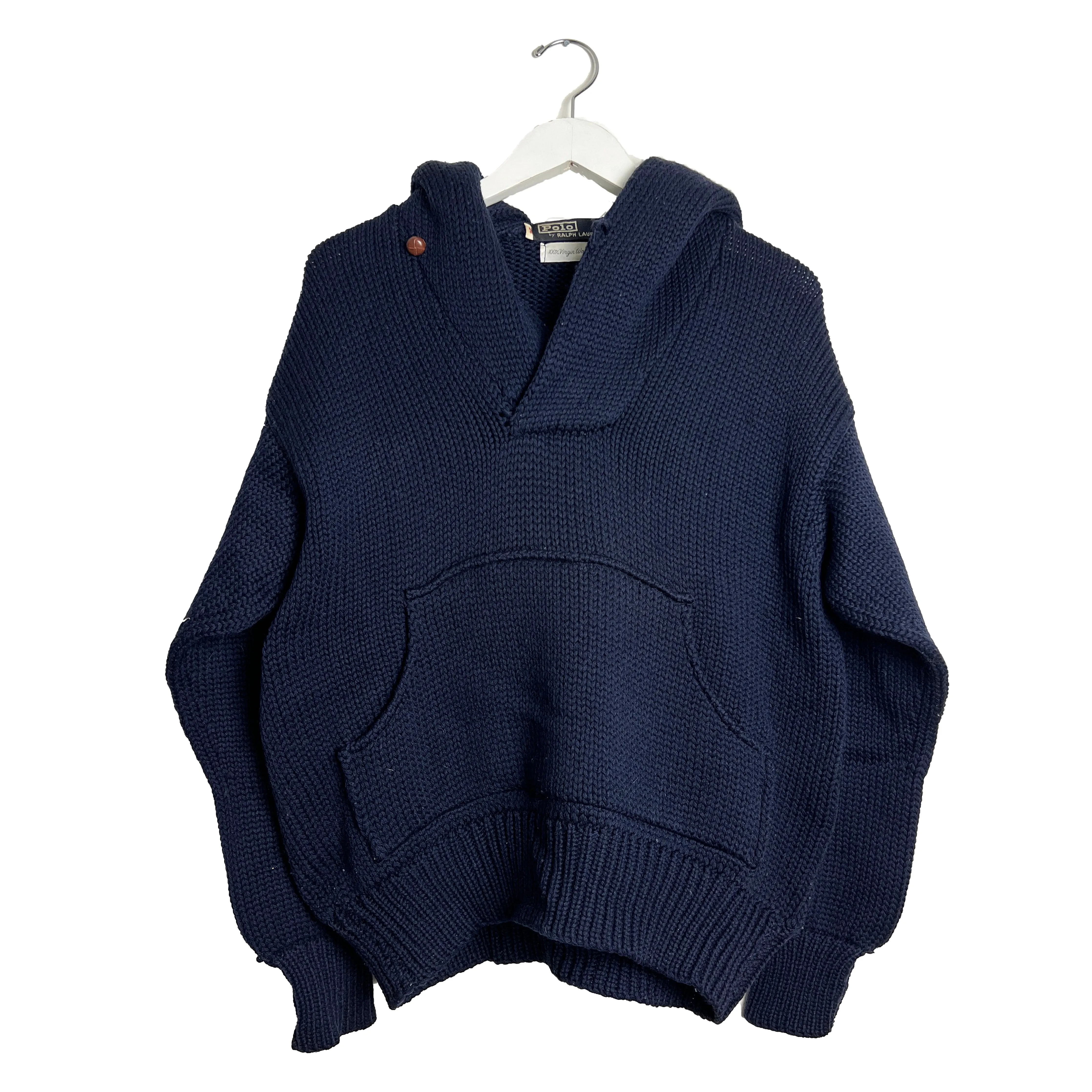 Wool Oversize Hooded Sweater